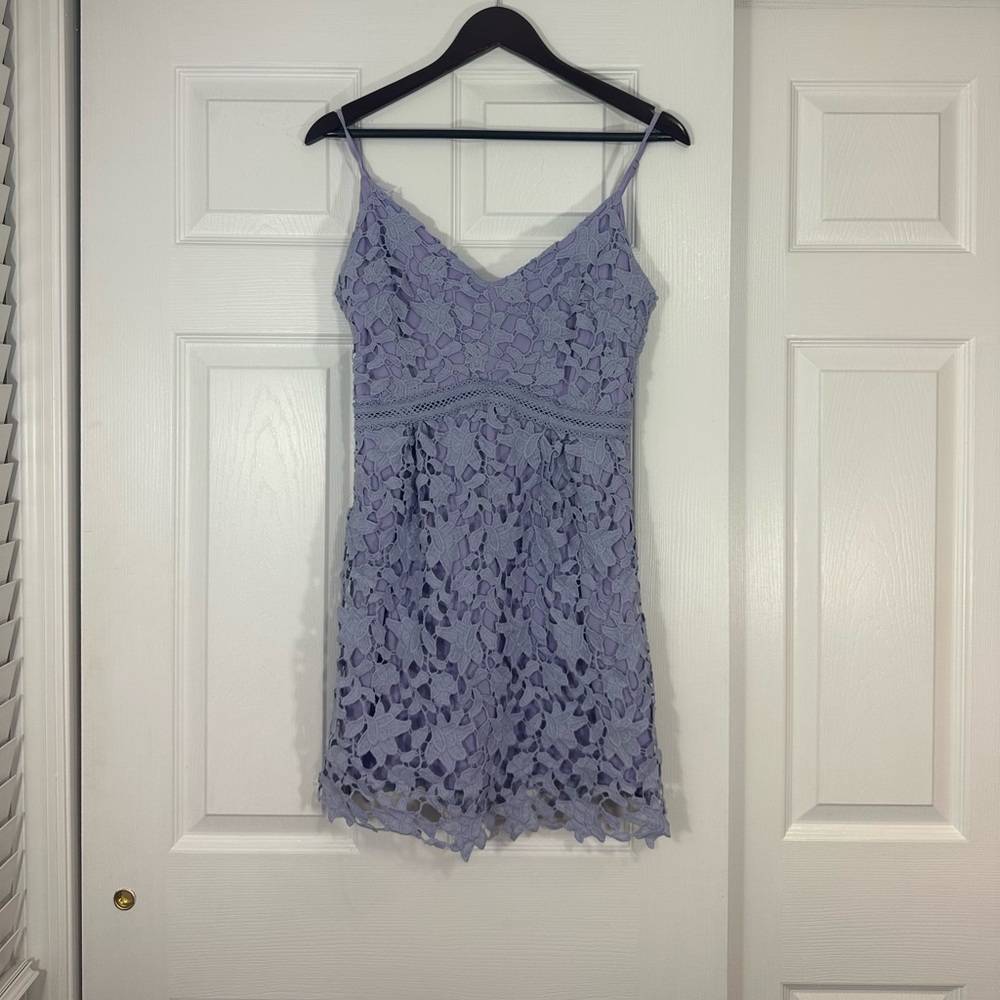 Lush Lavender Mini Dress